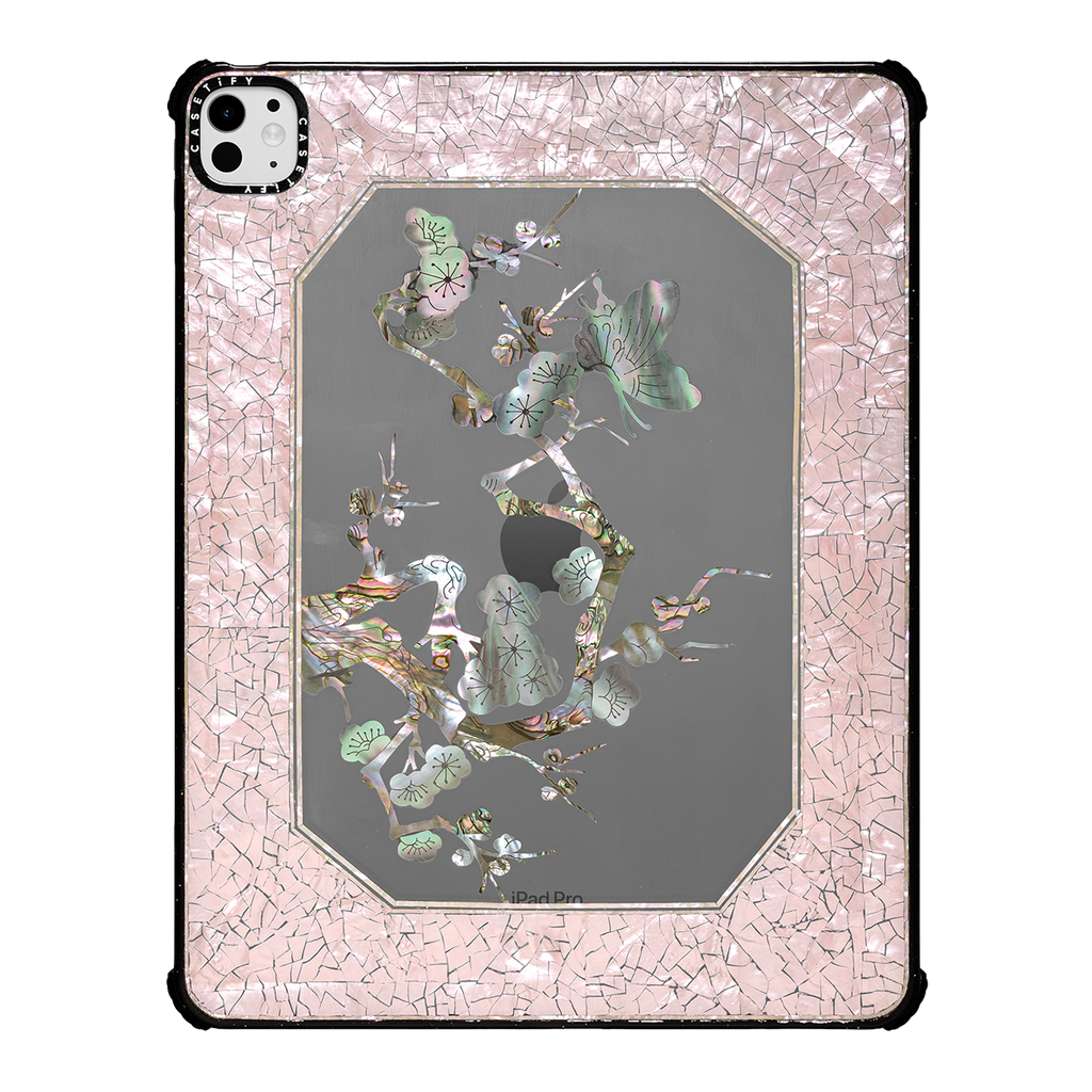 Miss Sohee Mother of Pearl Tablet Case - Pink - iPad Pro 12.9 (5th/6th Gen) | Image 1