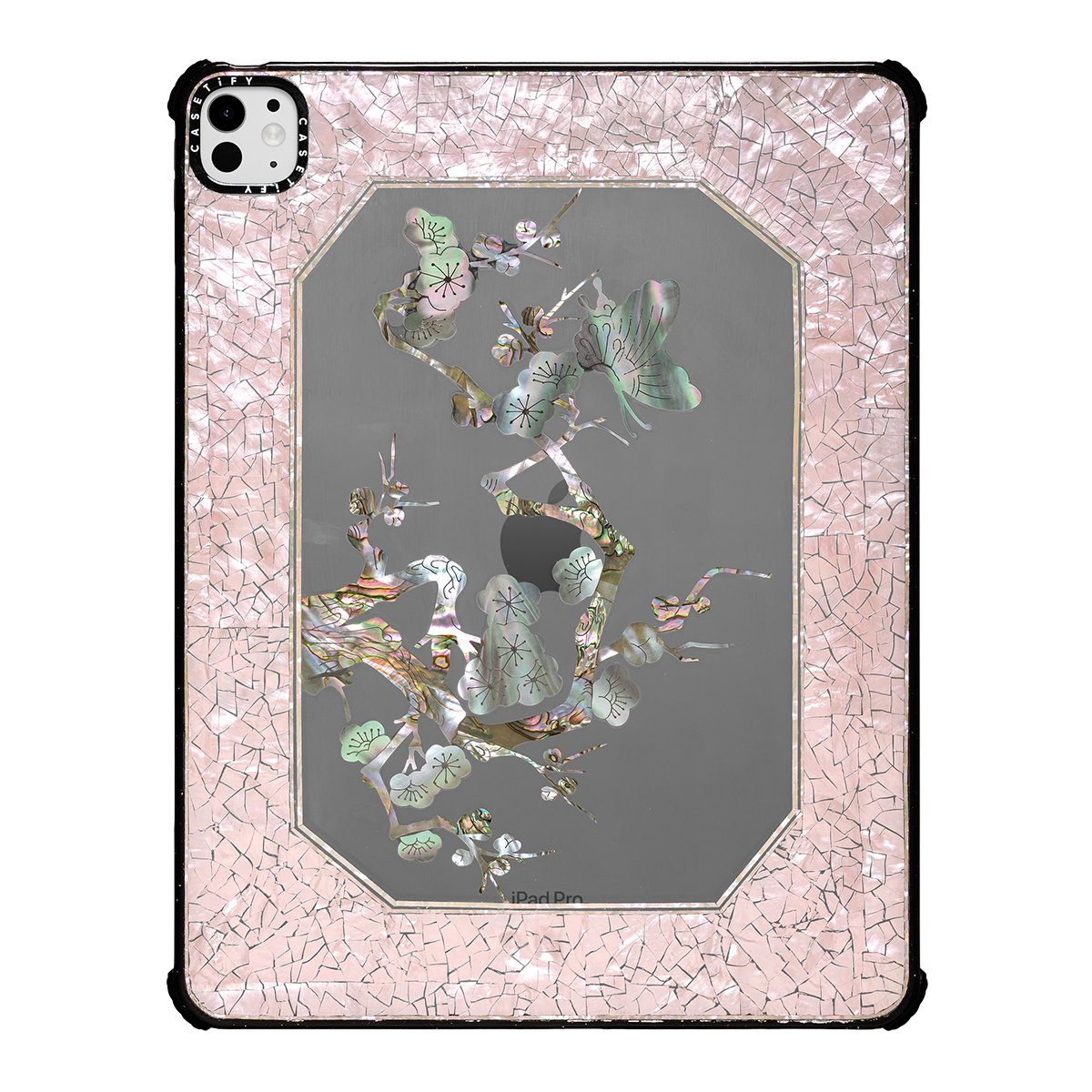 Miss Sohee Mother of Pearl Tablet Case - Pink - iPad Pro 12.9 (5th/6th Gen) | Image 1
