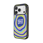 Trust the Timing Phone Case by Quotes by Christie | iPhone 17 Pro Max / Impact Case MagSafe Compatible / Black | Image 2