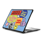 Doing Great MacBook Case by Quotes by Christie | MacBook Air 13-inch (M1 / Intel) / MacBook Impact Case / Black | Image 1