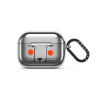 Cheetah face by Arual | AirPods Pro 3 / Earbuds Mirror Case / Silver | Image 1
