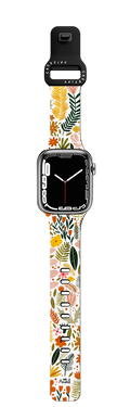 Plants & flowers by Arual | Apple Watch Series 7-9 (45mm) / Impact Band / Black | Image 1