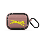 Happy leopard | AirPods Pro 2 / Earbuds Bounce Case / Matte Dusty Rose | Image 1
