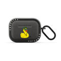 Donnie the Duck Airpods Pro Case by Mulga | AirPods Pro 2 / Earbuds Bounce Case / Matte Charcoal | Image 1