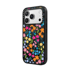 bright spring flowers - daisy floral pattern | iPhone 17 Pro Max / Impact Case MagSafe Compatible / Matte Black | Image 2