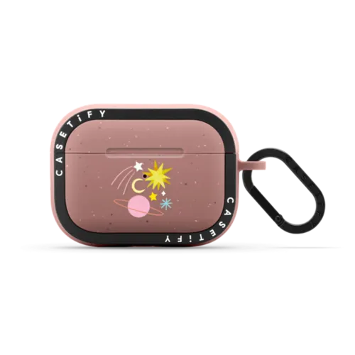 COSMIC PARTY | AirPods Pro 2 / Earbuds Bounce Case / Matte Dusty Rose | Image 1
