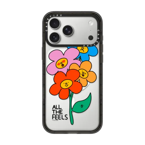 ALL THE FEELS BY WEEWAAZ | iPhone 17 Pro Max / Impact Case MagSafe Compatible / Black | Image 1