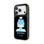 BACK PAIN | iPhone 18 Pro Max / Impact Case MagSafe Compatible - Glossy / Glossy Black | Image 2
