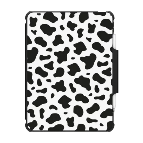 COW PRINT | iPad Pro 12.9-inch (5th/6th gen) / iPad Impact Folio Case / Black | Image 1