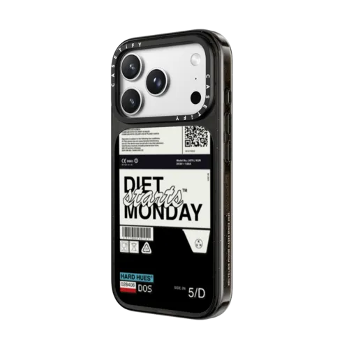 Diet Starts Monday | iPhone 18 Pro Max / Impact Case MagSafe Compatible - Glossy / Glossy Black | Image 2