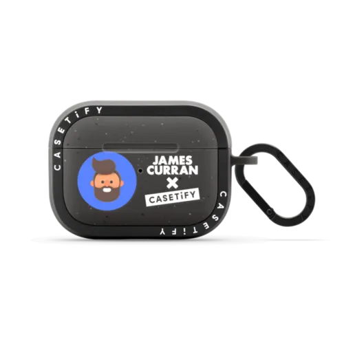SlimJim Face | AirPods Pro 2 / Earbuds Bounce Case / Matte Charcoal | Image 1