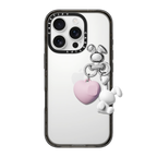 Charm Keychain - Bunny - White