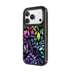 Floral Rainbow | iPhone 18 Pro Max / Impact Case MagSafe Compatible - Glossy / Glossy Black | Image 2