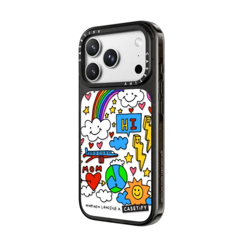 Hi ! by Matthew Langille | iPhone 18 Pro / Impact Case MagSafe Compatible - Glossy / Glossy Black | Image 2
