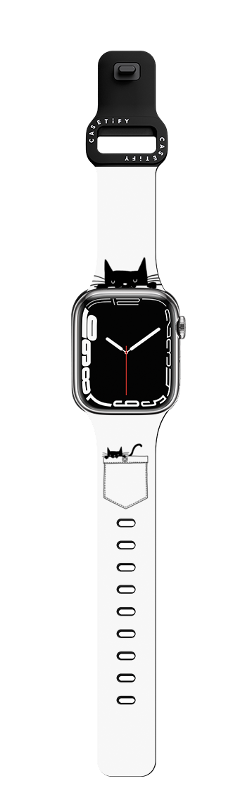 PoCat | Apple Watch Series 7-9 (45mm) / Impact Band / Black | Image 1