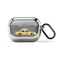 NY Taxi | AirPods Pro 2 / Earbuds Mirror Case / Silver | Image 1