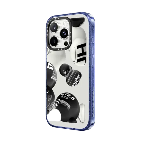 Ferro Fluid | iPhone 16 Pro Max / Impact Case MagSafe Compatible / Glitter Indigo | Image 2