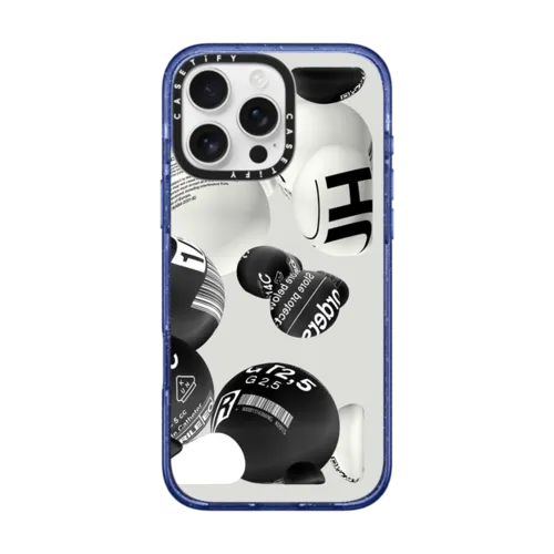 Ferro Fluid | iPhone 16 Pro Max / Impact Case MagSafe Compatible / Glitter Indigo | Image 1