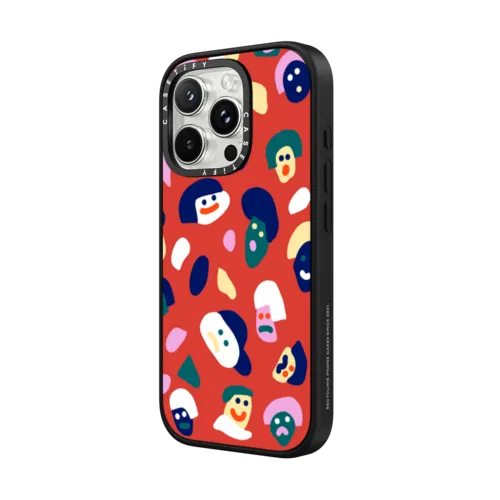 Terrazzo Party by Katie Benn | iPhone 16 Pro Max / Impact Case MagSafe Compatible / Matte Black | Image 2