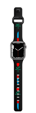Love & Protection by Katie Benn | Apple Watch Series 7-9 (45mm) / Impact Band / Black | Image 1