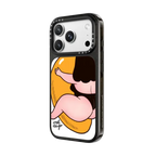 Mango Babe By Mel Stringer | iPhone 18 Pro Max / Impact Case MagSafe Compatible - Glossy / Glossy Black | Image 2