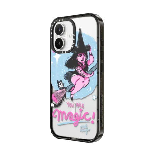 You Are Magic By Mel Stringer | iPhone 17 / Impact Case MagSafe Compatible / Black | Image 2
