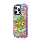 Froggin' Out! | iPhone 16 Pro Max / Impact Case MagSafe Compatible / Glitter Purple | Image 2