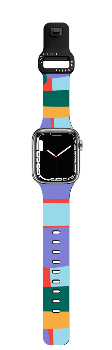 Color Palette 101 by aLILscribble | Apple Watch Series 7-9 (45mm) / Impact Band / Black | Image 1