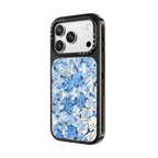 Blue Hydrangea Iphone Case By Ann Upton | iPhone 18 Pro Max / Impact Case MagSafe Compatible - Glossy / Glossy Black | Image 2