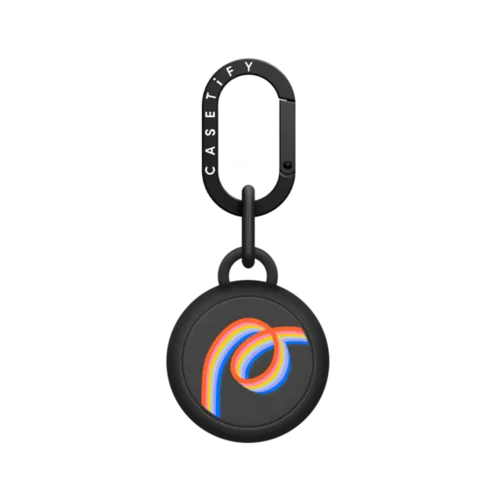 Retro Loop by Oh So Graceful | AirTag / AirTag Holder / Licorice | Image 1