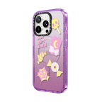 HOT GIRL SHIII | iPhone 16 Pro Max / Impact Case MagSafe Compatible / Glitter Purple | Image 2