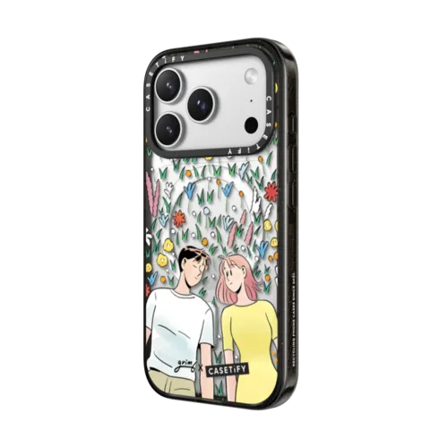 Flowery day by Grim B | iPhone 17 Pro Max / Impact Case MagSafe Compatible / Black | Image 2