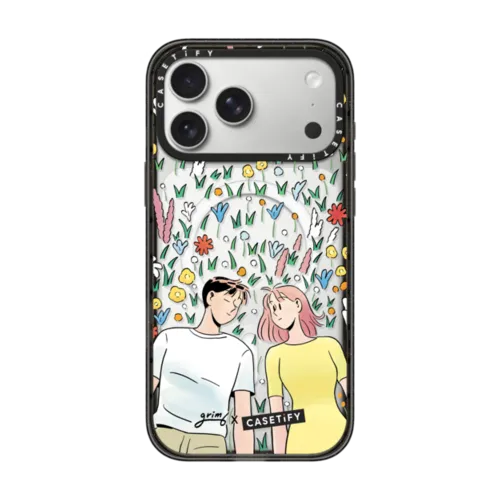 Flowery day by Grim B | iPhone 17 Pro Max / Impact Case MagSafe Compatible / Black | Image 1