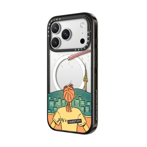 Shooting Star for Her by Grim B | iPhone 17 Pro Max / Impact Case MagSafe Compatible / Black | Image 2