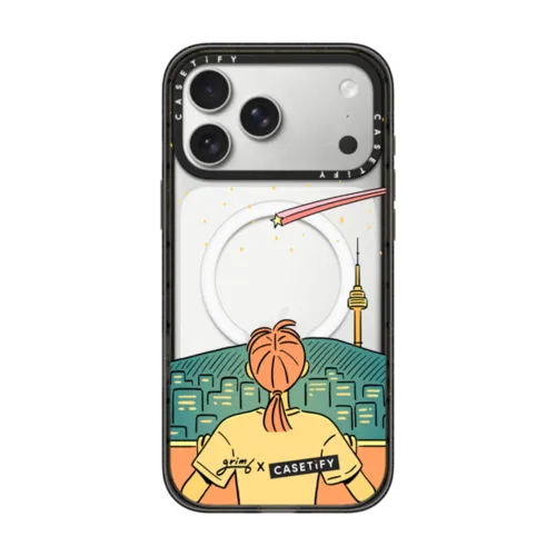 Shooting Star for Her by Grim B | iPhone 17 Pro Max / Impact Case MagSafe Compatible / Black | Image 1