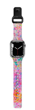 My Neon Summer by Ingrid Ching | Apple Watch Series 7-9 (45mm) / Impact Band / Black | Image 1