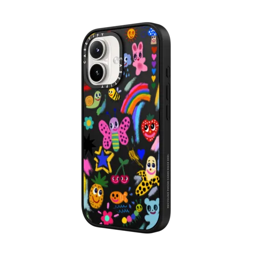 Good vibes | iPhone 16 Plus / Impact Case MagSafe Compatible / Matte Black | Image 2