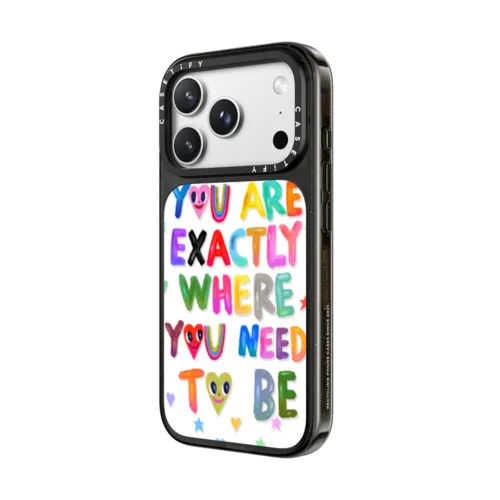 You are exactly where you need to be | iPhone 18 Pro Max / Impact Case MagSafe Compatible - Glossy / Glossy Black | Image 2