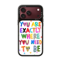 You are exactly where you need to be | iPhone 18 Pro Max / Impact Case MagSafe Compatible - Glossy / Glossy Black | Image 1