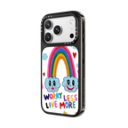 Worry less, live more | iPhone 18 Pro Max / Impact Case MagSafe Compatible - Glossy / Glossy Black | Image 2