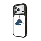 Abstract Mount Fuji Pug | iPhone 18 Pro Max / Impact Case MagSafe Compatible - Glossy / Glossy Black | Image 2