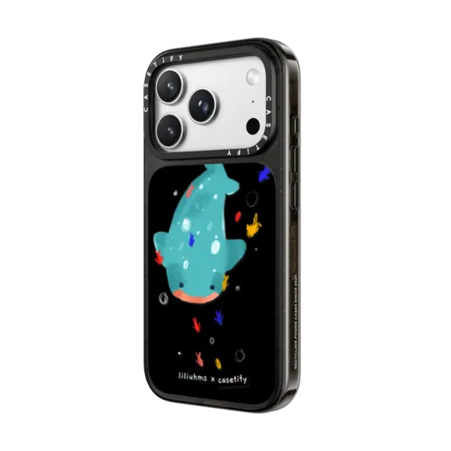 Whale Shark & Friends | iPhone 18 Pro / Impact Case MagSafe Compatible - Glossy / Glossy Black | Image 2
