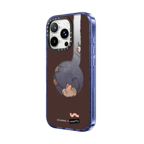 Mouse House | iPhone 16 Pro Max / Impact Case MagSafe Compatible / Glitter Indigo | Image 2