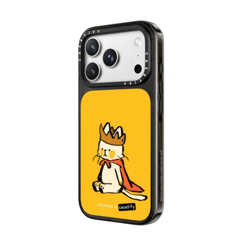 The King of Cats | iPhone 18 Pro Max / Impact Case MagSafe Compatible - Glossy / Glossy Black | Image 2