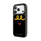 Macaroni Smile by liliuhms | iPhone 18 Pro / Impact Case MagSafe Compatible - Glossy / Glossy Black | Image 2