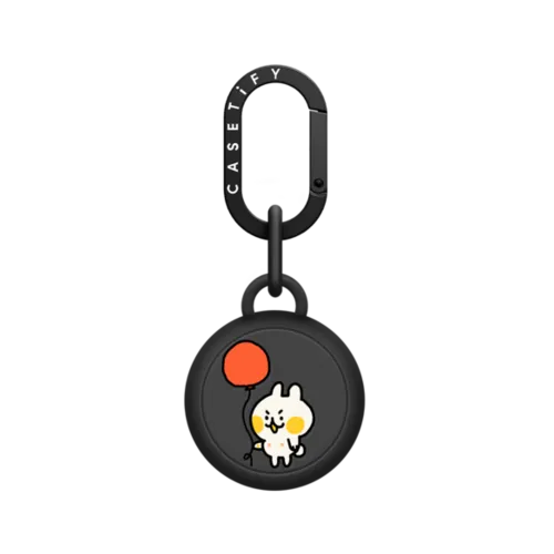 Bun with a Balloon | AirTag / AirTag Holder / Licorice | Image 1