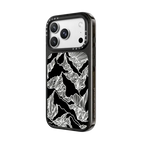 AIM HIGH 2, MOUNTAINS B&W MINIMALIST NATURE ILLUSTRATION | iPhone 18 Pro Max / Impact Case MagSafe Compatible - Glossy / Glossy Black | Image 2