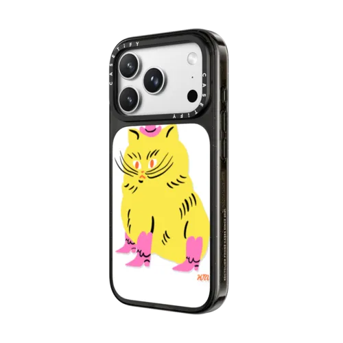 Cowboy Kitten by Kristina Micotti | iPhone 18 Pro Max / Impact Case MagSafe Compatible - Glossy / Glossy Black | Image 2