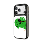 Business Frog by Kristina Micotti | iPhone 18 Pro Max / Impact Case MagSafe Compatible - Glossy / Glossy Black | Image 2