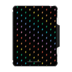 Electric Rainbow | iPad Pro 11-inch (3rd/4th gen) / iPad Impact Folio Case / Black | Image 1
